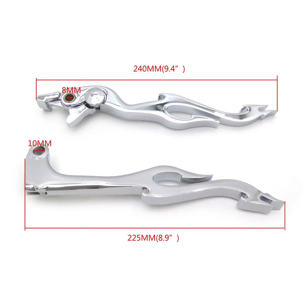 Brake Clutch Lever Hand Control for Yamaha YZF R1 R6 (1999–2003) YZF R6S (2006–2010) Chrome
