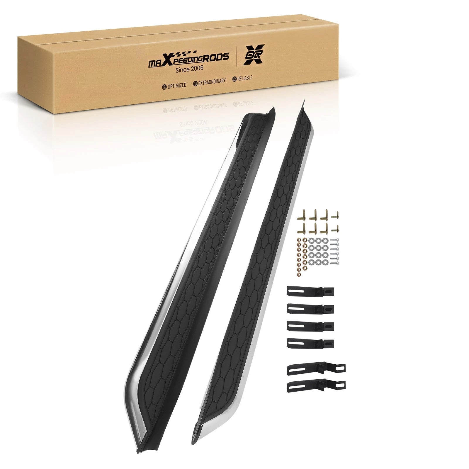 Nerf Bars Side Running Boards for Lincoln Aviator (2020-2023) Non-Slip Black