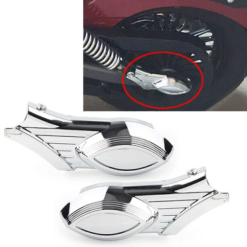Rear Swingarm Axle Bolt Covers for Indian Scout 2015-2016 () Chrome