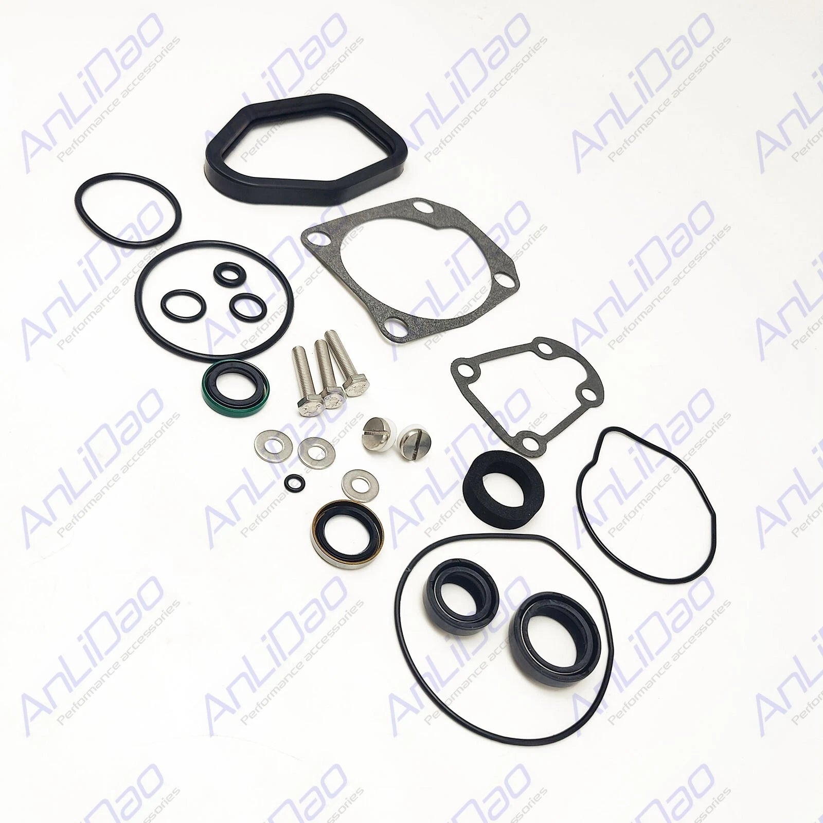 Lower Gearcase Seal Kit 396355 for Johnson Evinrude 35HP-75HP (Small Case)