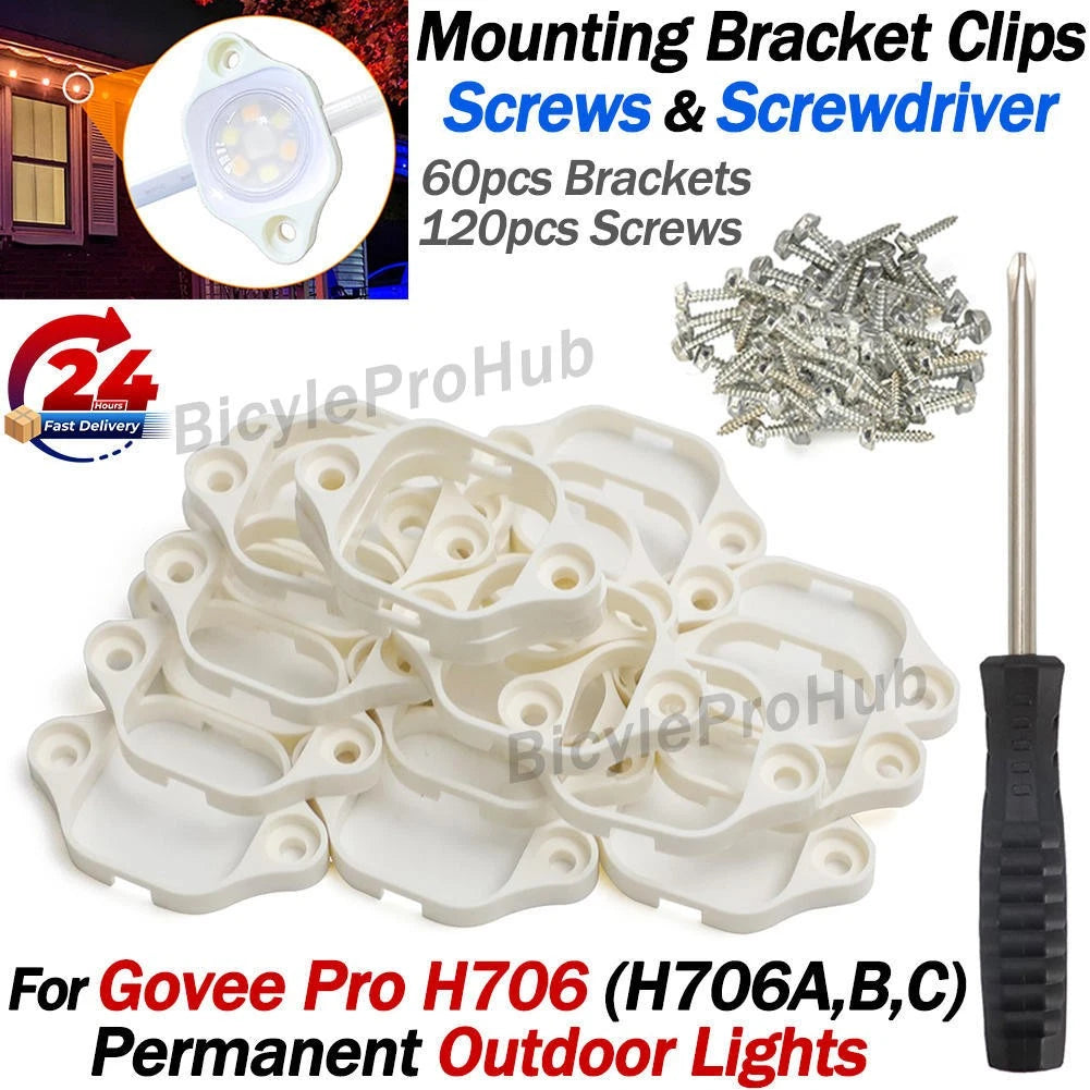Mounting Bracket Set for Govee Pro H706 Outdoor Lights