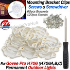 Mounting Bracket Set for Govee Pro H706 Outdoor Lights