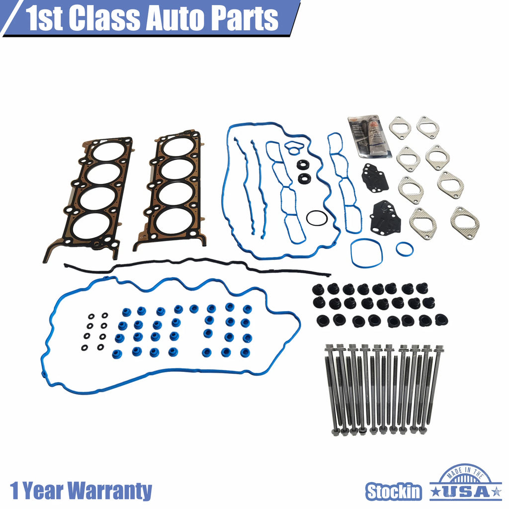 Set of 10 Engine Cylinder Head Gasket Bolts for Ford Mustang (2009–2010)