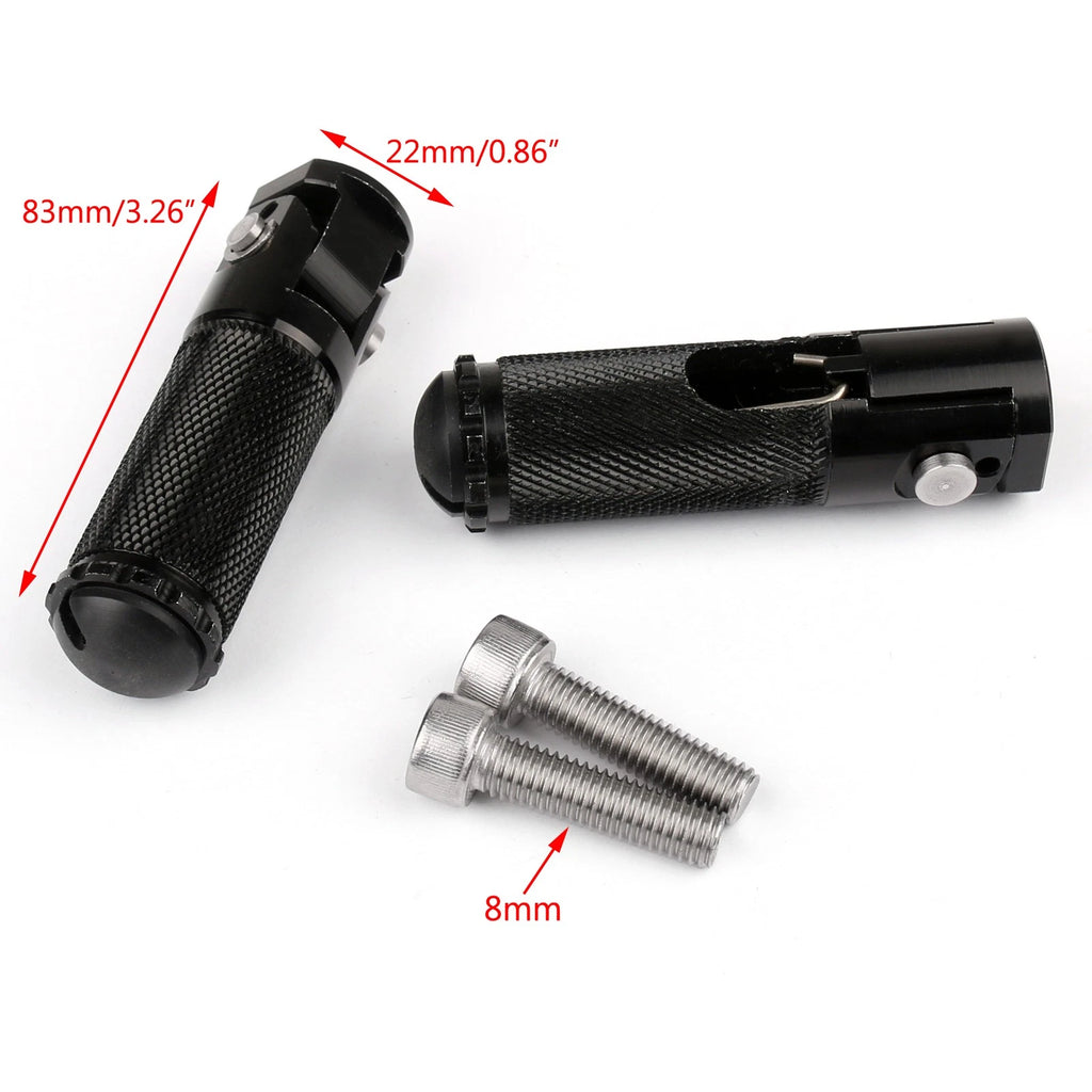 CNC Folding Foot Pegs Rear Set for Universal Motorcycle (All Years)
