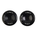 Set of 2 Crank Screws for Ebike (23.8mm, Aluminum Alloy, Black)