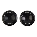 Set of 2 Crank Screws for Ebike (23.8mm, Aluminum Alloy, Black)