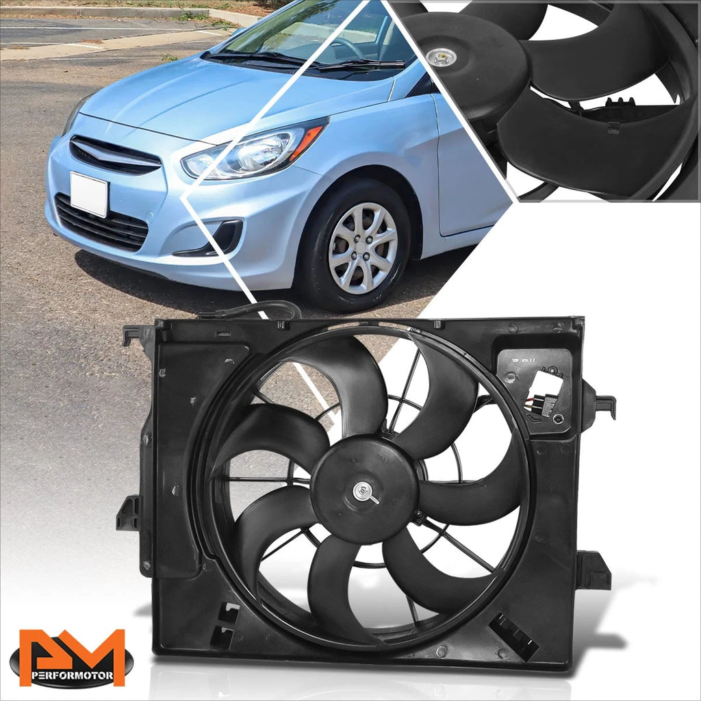 Radiator Cooling Fan Assembly for Hyundai Accent (2012–2014)
