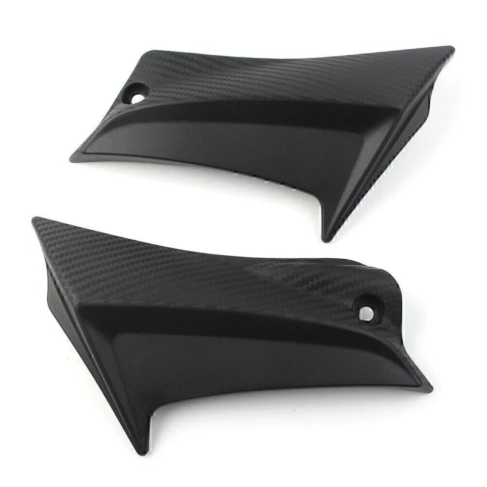 Black Air Duct Tube Covers for KAWASAKI Ninja ZX6R ZX636D/C (2005-2006)