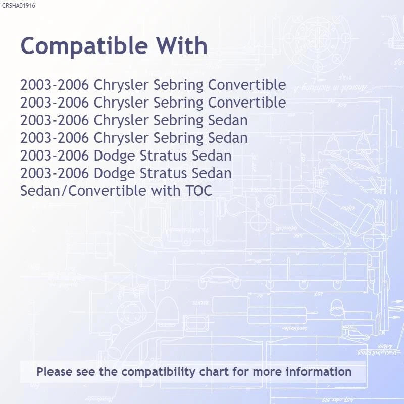 Replacement A/C Condenser for Your Vehicle (See Compatibility Chart)