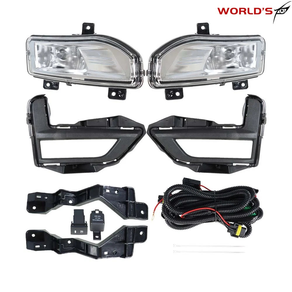 Fog Light Lamps with Switch Bezel for Nissan Rogue (2017–2020)
