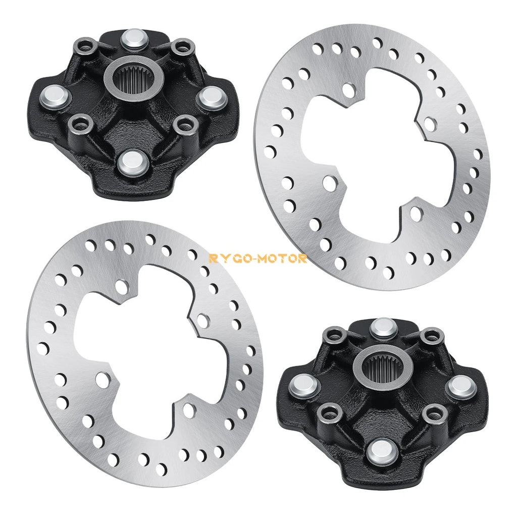 Front Left Right Wheel Hub w/Brake Rotor for Honda Rancher 420 TRX420 (2014–2024)