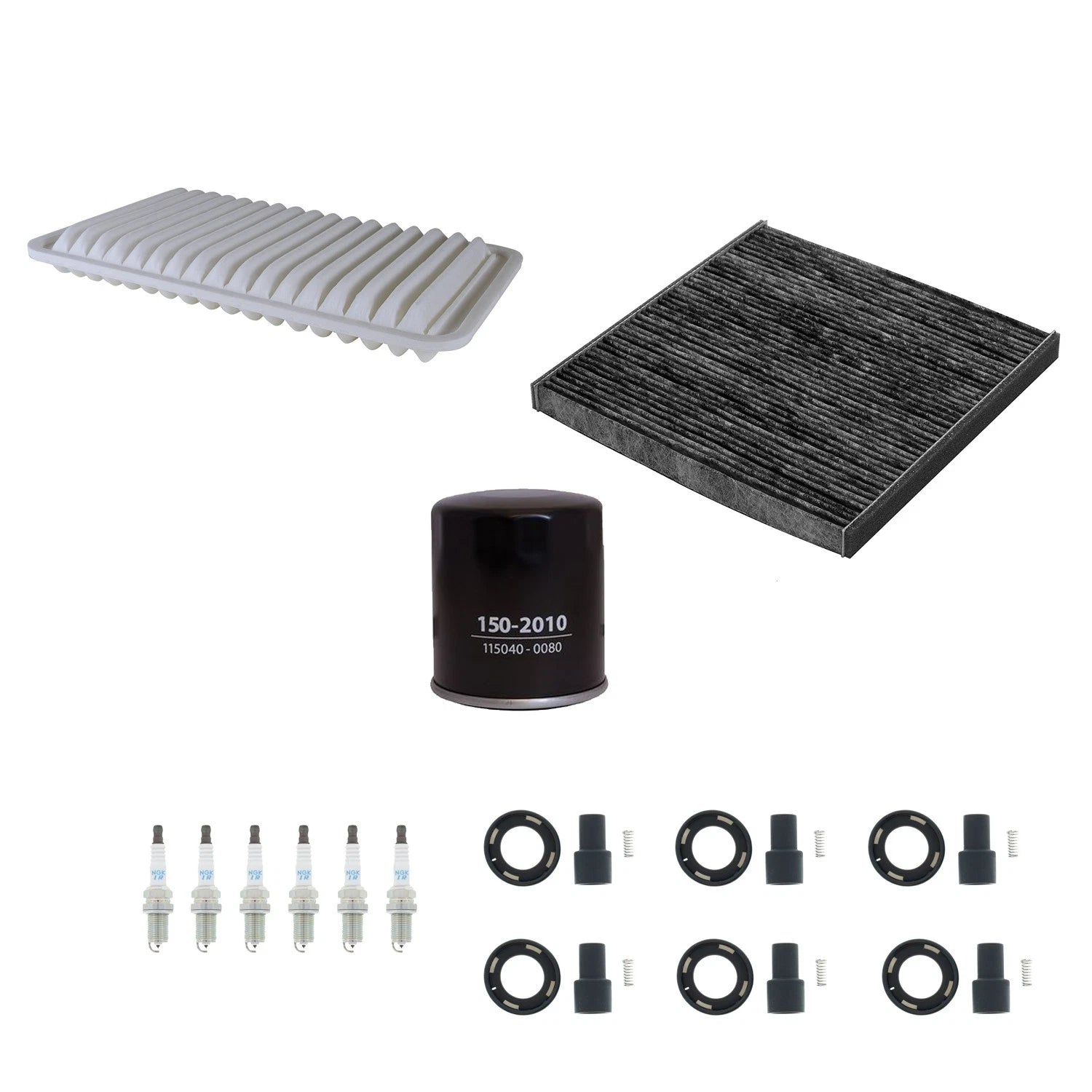 Tune Up Kit with NGK 6 Laser Iridium Spark Plugs & Boots for Camry ES300 (1997–2001)