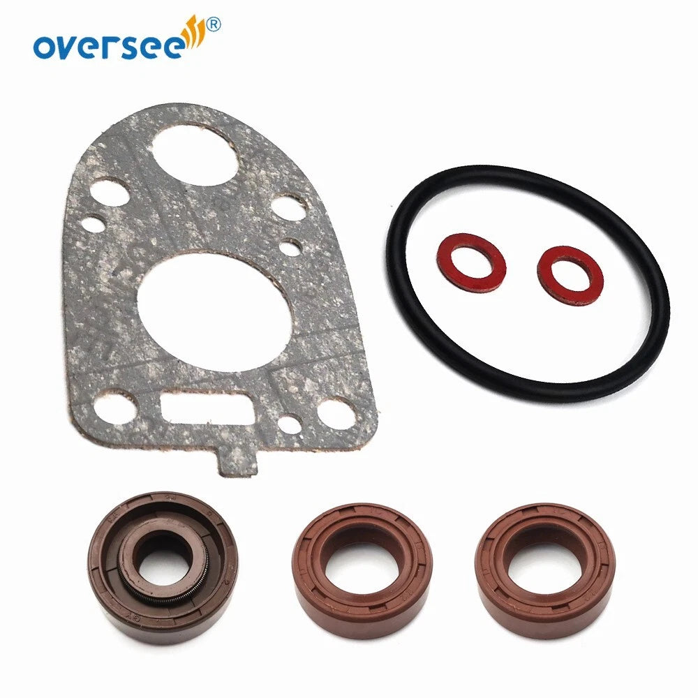 Lower Unit Gearbox Gasket Seal Kit for Yamaha 2T 3HP 3A 3B (6L5-W0001-21)