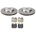 Front Brake Kit Rotors & Brembo Low-Met Pads for BMW F97 F98 G05 (2019–2023)