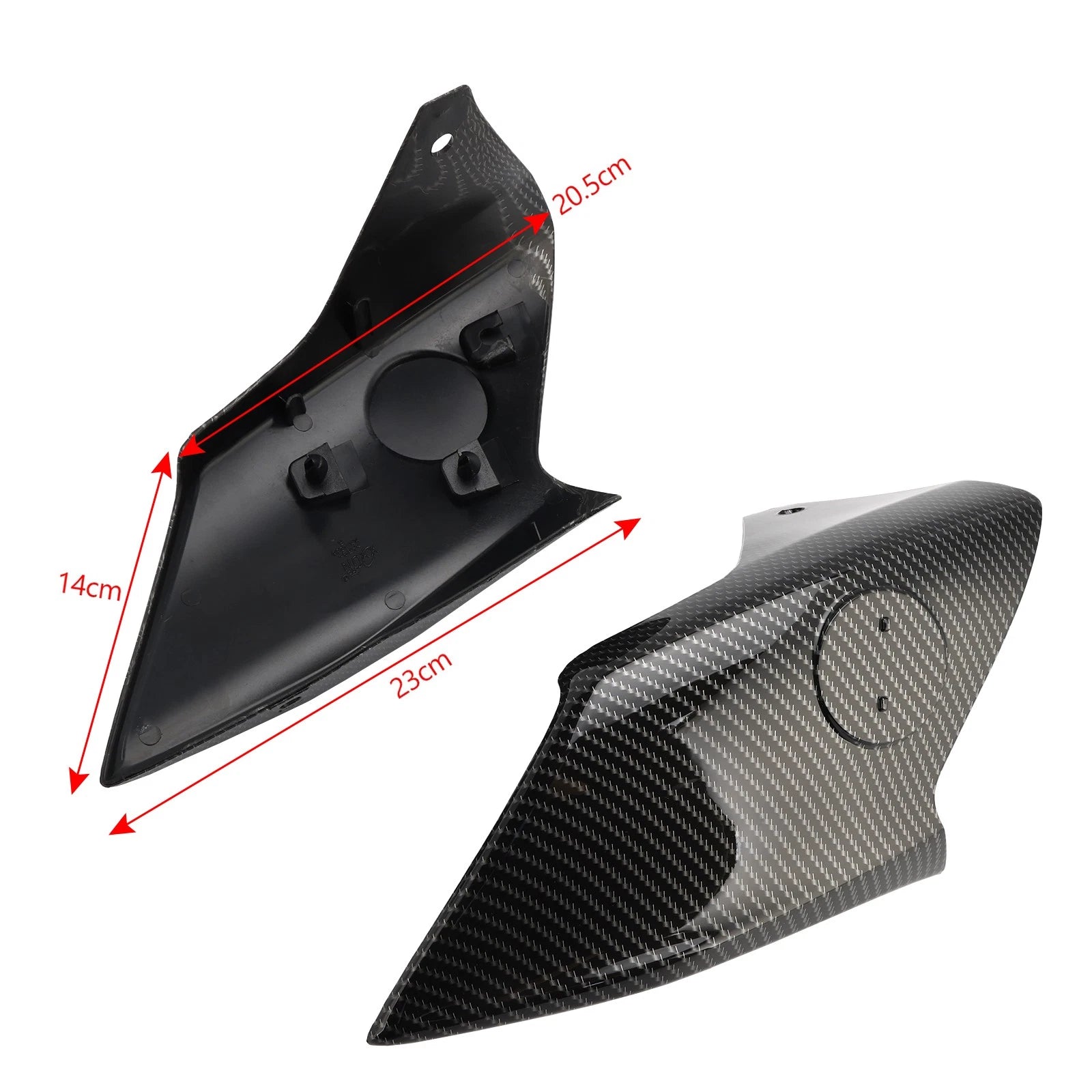 Air Intake Covers for Yamaha MT-09 FZ09 (2021–2023) Carbon