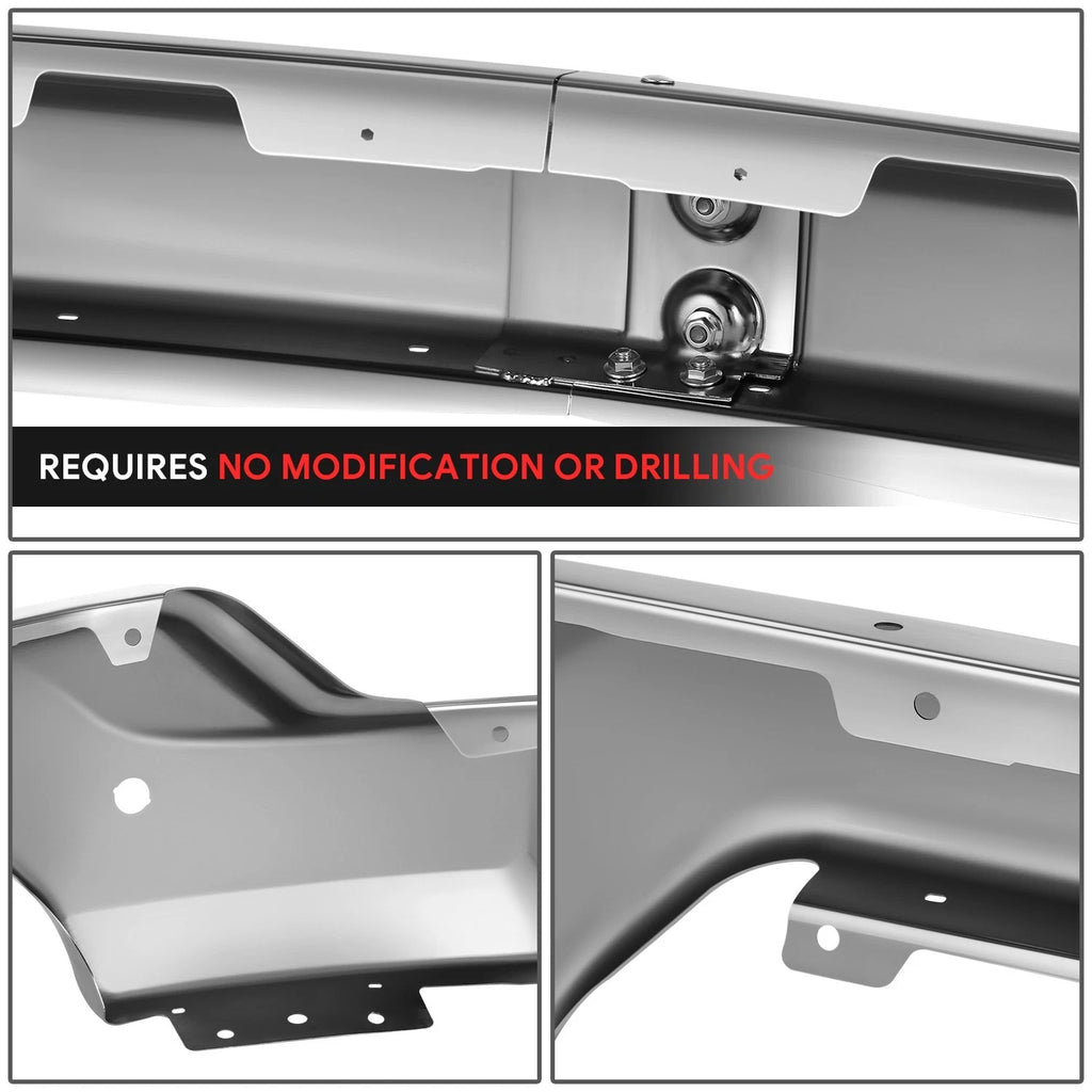 Chrome Front Bumper Face Bar for GMC Sierra 1500 Limited (2019–2022)