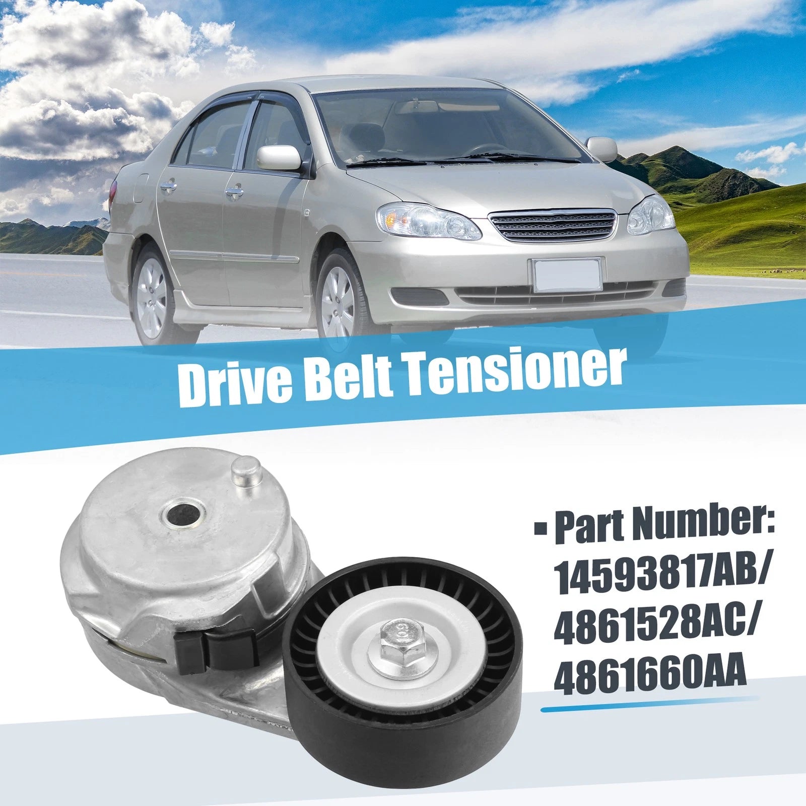 Belt Tensioner Pulley Assembly No. 4593817AB/4861528AC for Dodge Charger (2008)