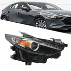 Headlight Assembly for Mazda 3 (2019â2021) Right Passenger Side Clear LED