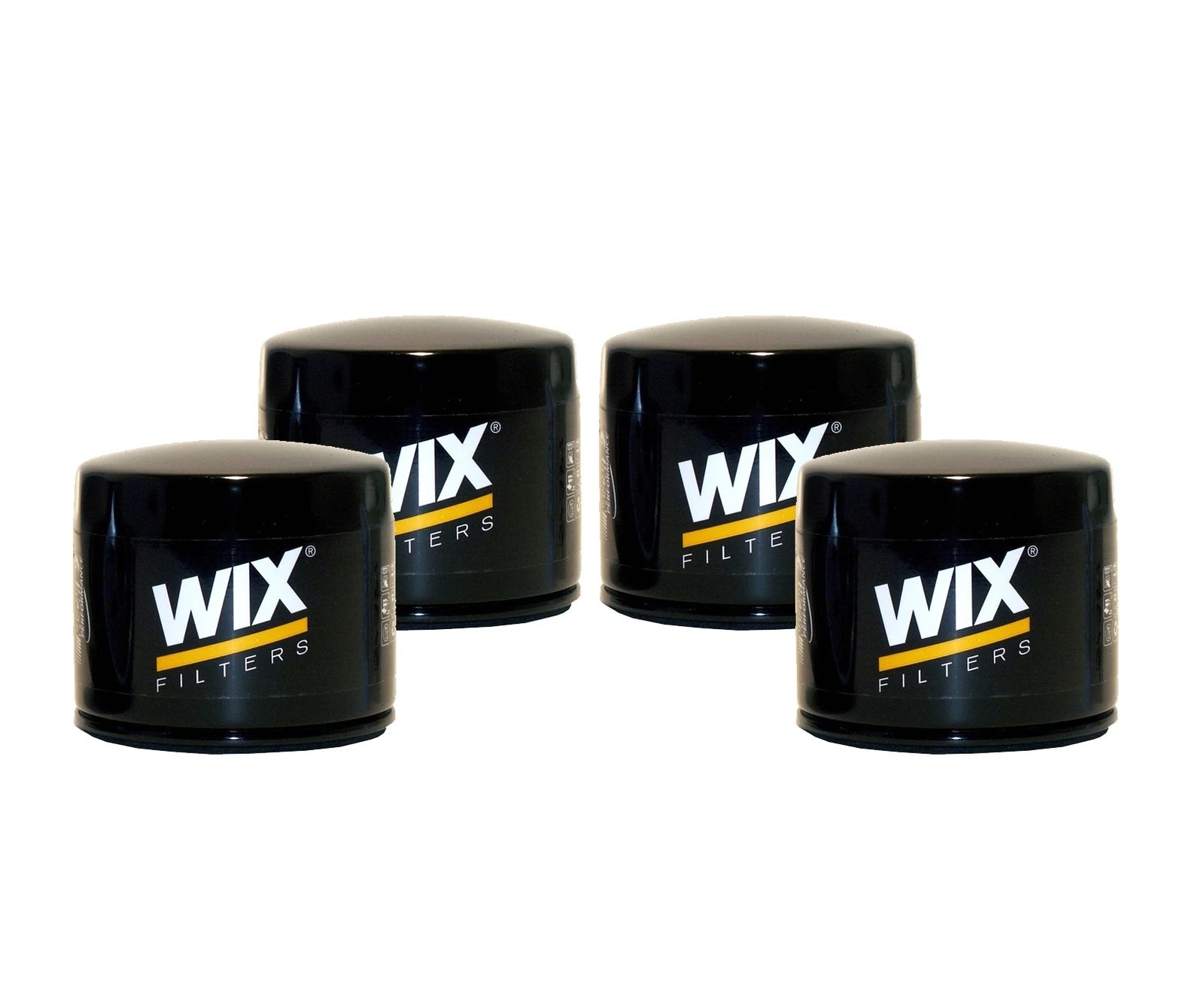 Set of 4 Engine Oil Filters for Chevrolet GMC Pontiac (StdAsp GAS)