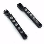 Black Aluminum Heel/Toe Shift Levers for Harley Road King (1988–Present)