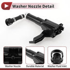 Front Passenger Side Headlight Washer Nozzle for Toyota Land (No. 8520760020)