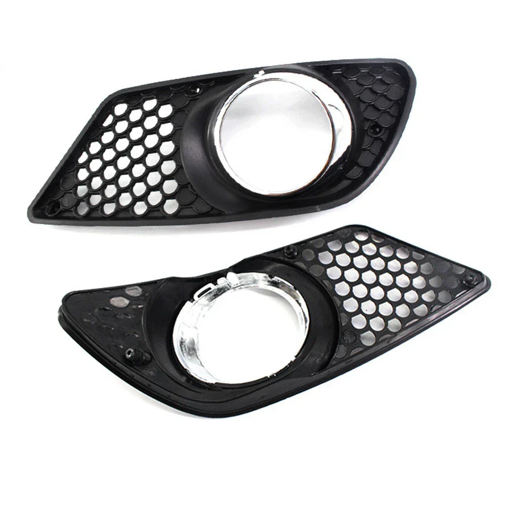 Left & Right Fog Light Grille Covers for Mercedes-Benz C300 C350 (2008-2015)
