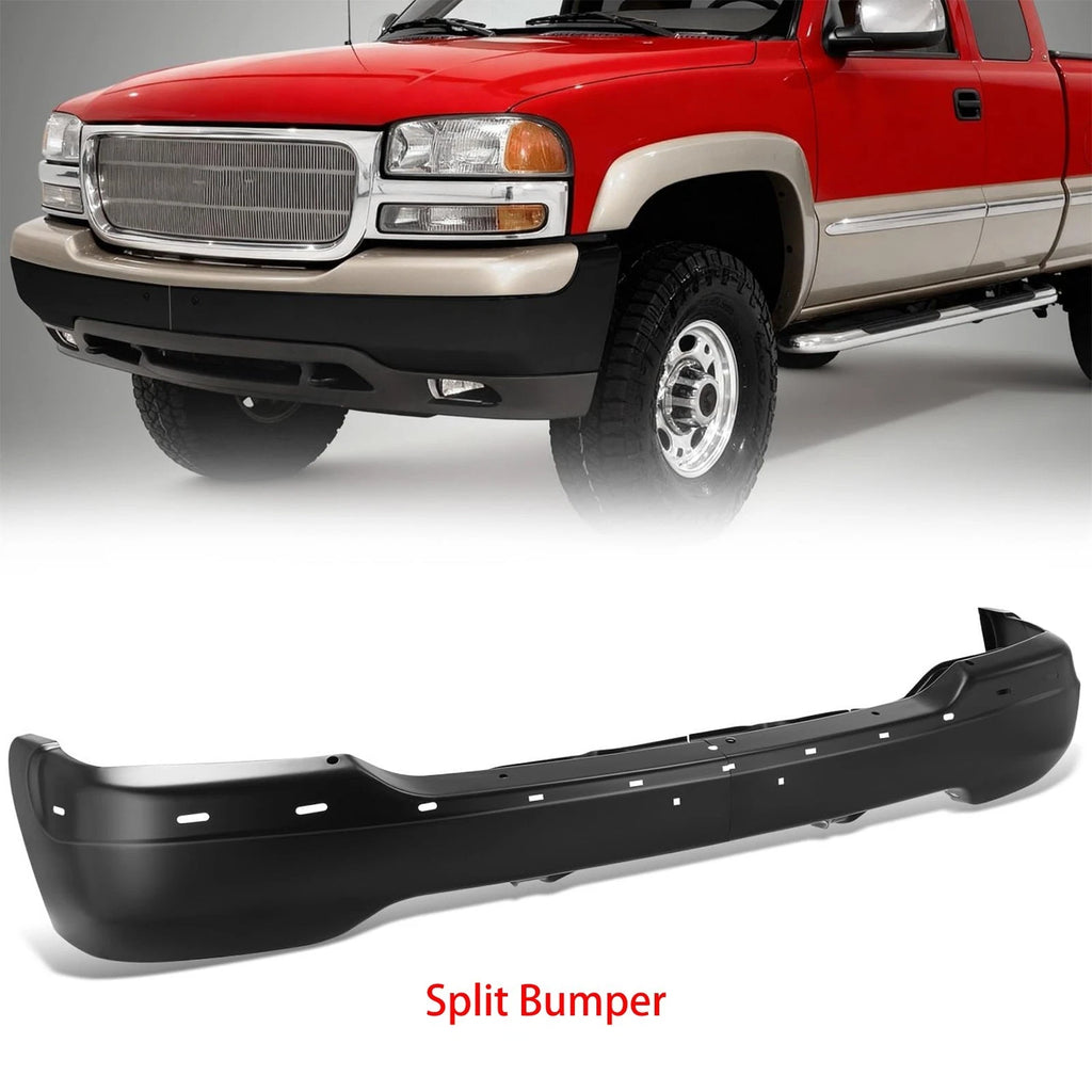 Black Steel Front Bumper for GMC Sierra 1500 2500 HD Yukon (1999–2006)