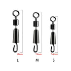 20-Piece Quick Change Bait Ring Tackle Connectors for Carp Fishing Lines