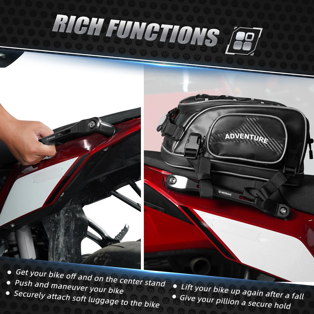 Passenger Rear Grab Handle for Yamaha Tenere 700 XTZ700 XTZ07 (2019–2024)