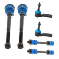 Set of 4 Tie Rods & Sway Bar Links for GMC Sierra 2500 HD (2007–2014)