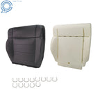 Set of 2 Driver Lower Seat Cover and Foam Cushion for Jeep Wrangler (2007–2012)