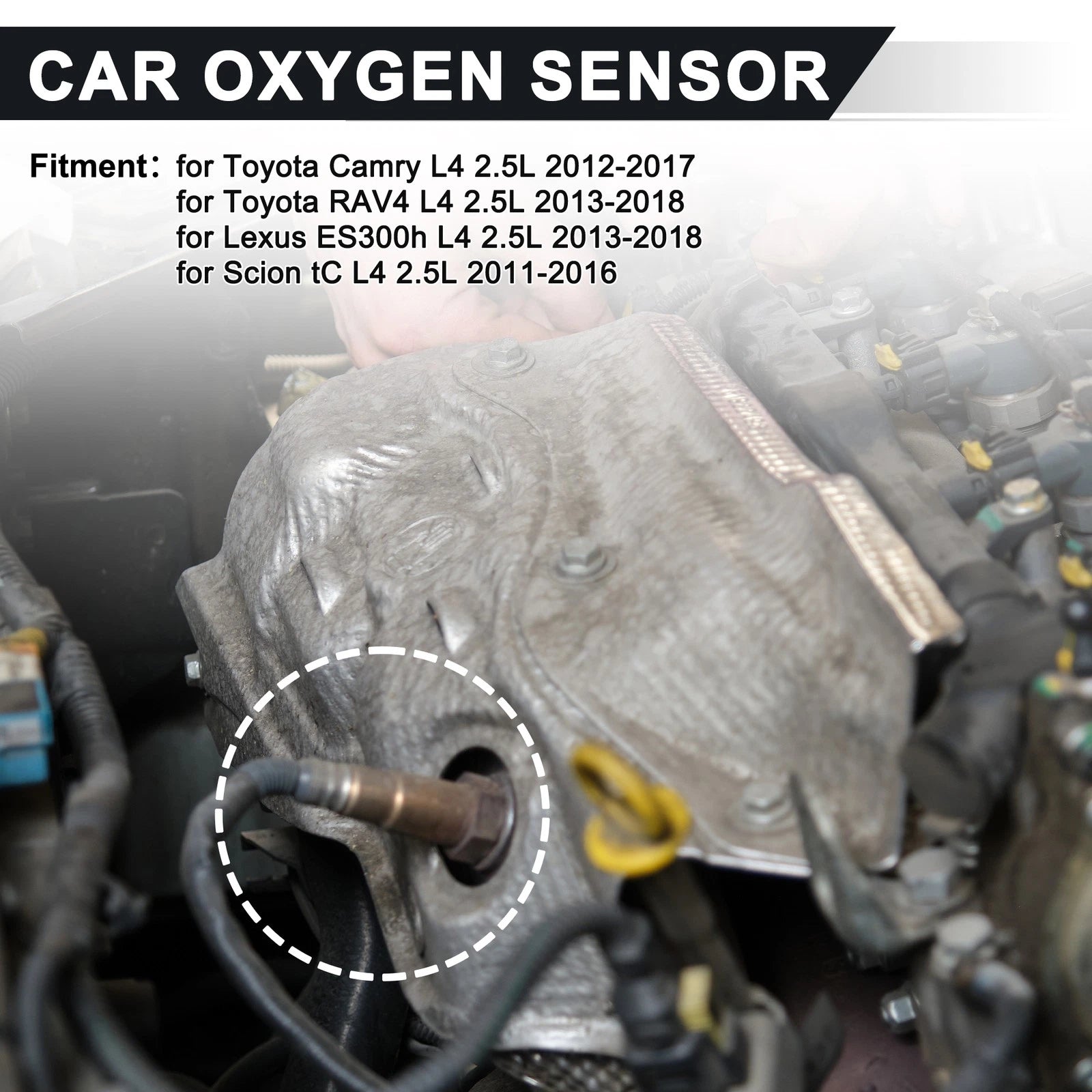 Set of 2 Upstream & Downstream Oxygen Sensors for Toyota Camry L4 2.5L (2012–2017) 2349128
