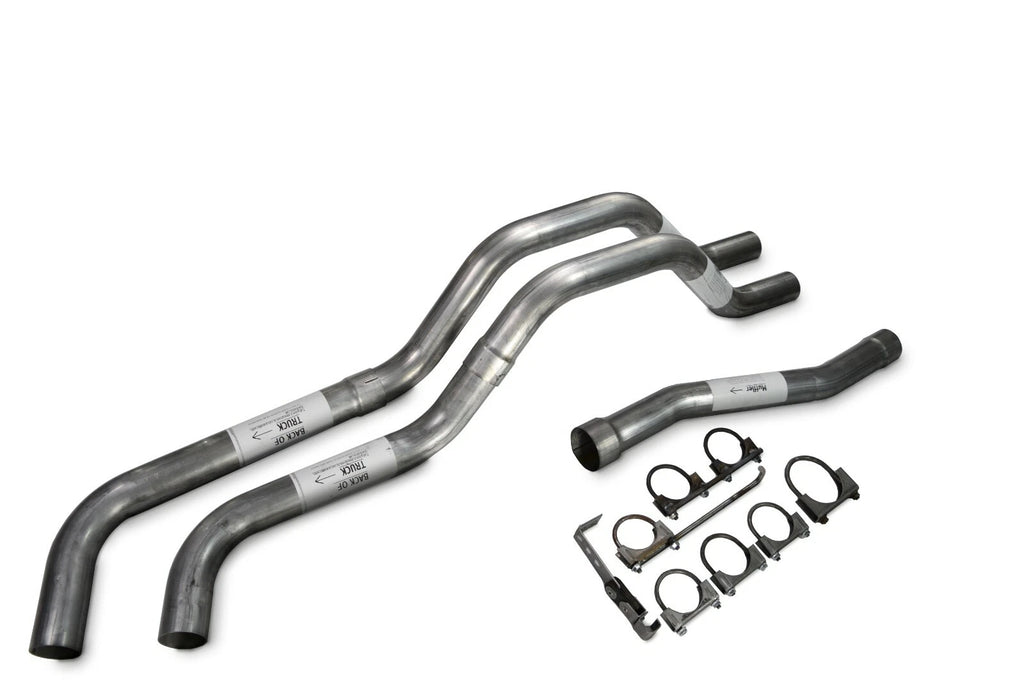 Dual Exhaust Kit 2.5" for Nissan Titan (2004–2006) Same Side Exit, Mandrel Bend