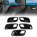 Carbon Fiber Pattern Inner Door Handle Bowl Cover for Dodge Charger (2011–2023)
