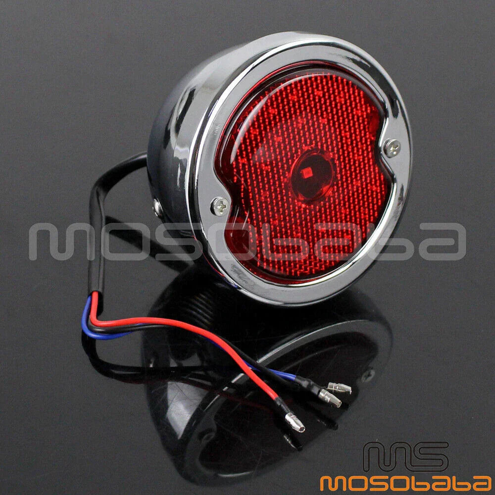 LED Tail Light Assembly Red Lens for Ford Model Pick-ups & Wagons (1933-1936)