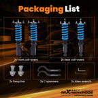 24 Level Adjustable Coilovers for Mitsubishi Eclipse AWD (1989–1994)