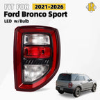 LED Tail Light Brake Lamp Right Passenger Side for Ford Bronco Sport (2021–2026)