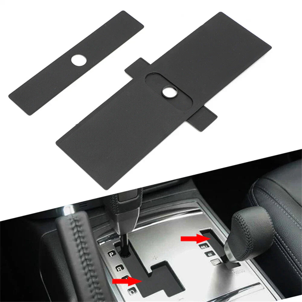 Black Rubber Gear Shift Lever Panel Cover for Mitsubishi Pajero (2006-2015)