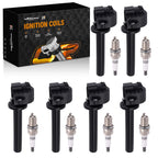 Ignition Coil Set with Iridium Plugs for Isuzu Trooper (2000–2002) UF-252