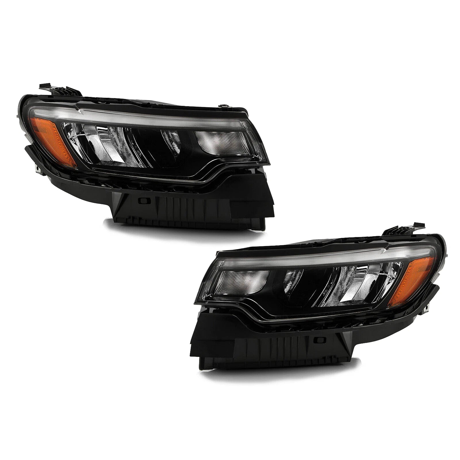 LED Reflector Headlight for Jeep Compass (2022–2025) Left+Right Pair