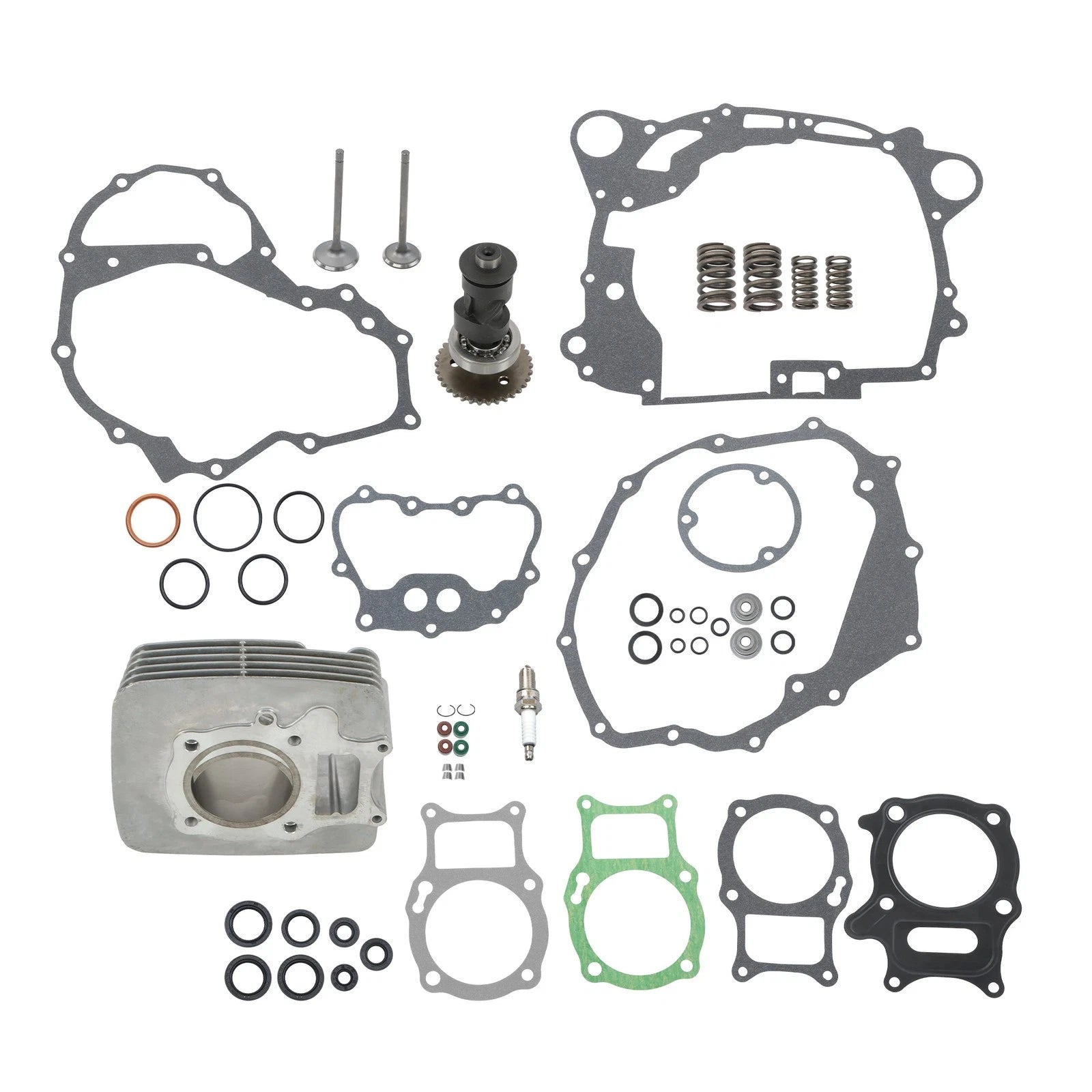 Cylinder, Camshaft, Gaskets, Oil Seal Valve Kit for Honda Recon 250 (2002–2004)