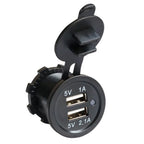 Dual Output USB Power Splitter for Cars and Boats