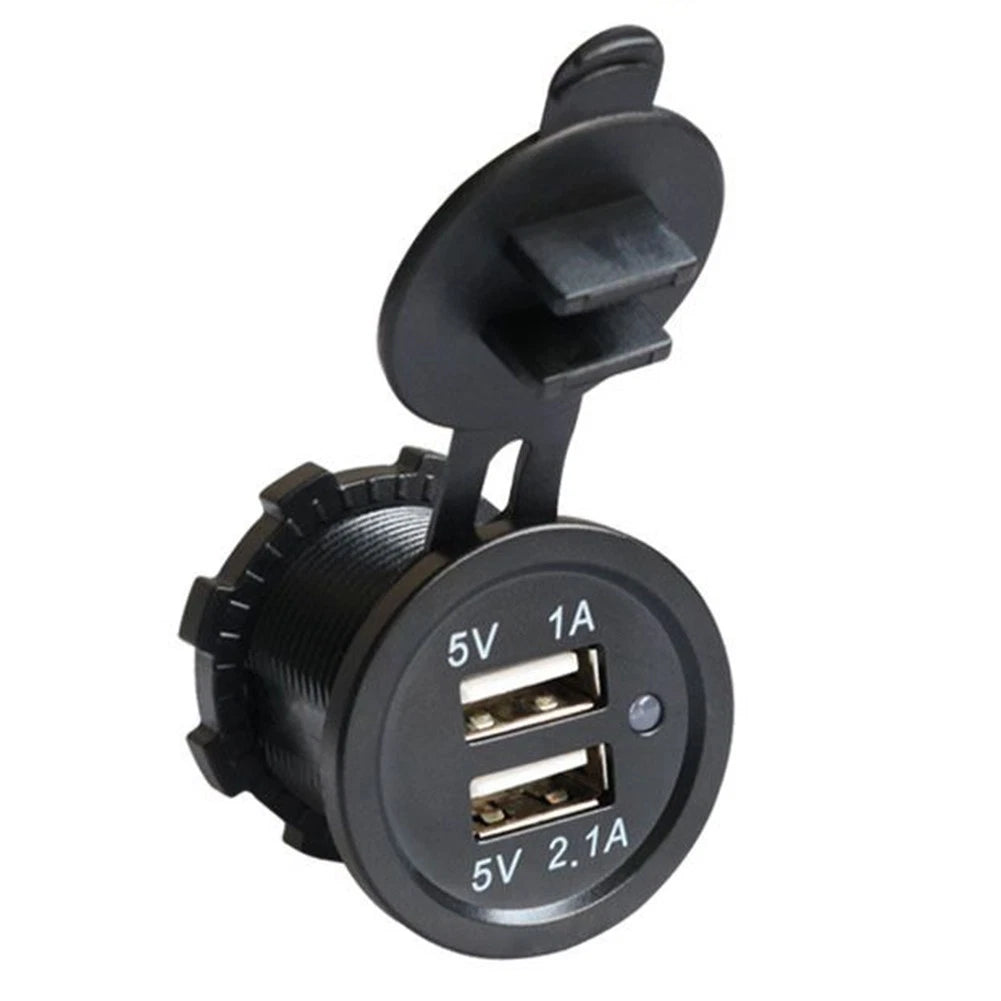 Dual Output USB Power Splitter for Cars and Boats