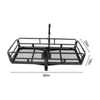 500LB Folding Hitch Mount Cargo Rack for