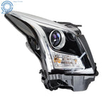Right Headlight for Cadillac ATS (2013–2018) Halogen Projector Chrome