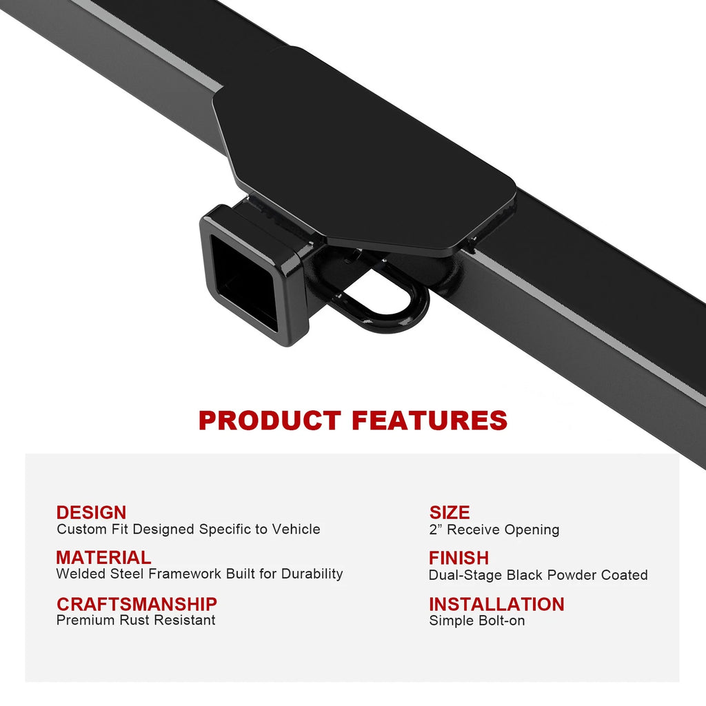 Towing Hitch Receiver Class 3 for Honda Element (2003-2011)