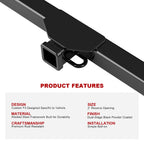 Towing Hitch Receiver Class 3 for Honda Element (2003-2011)