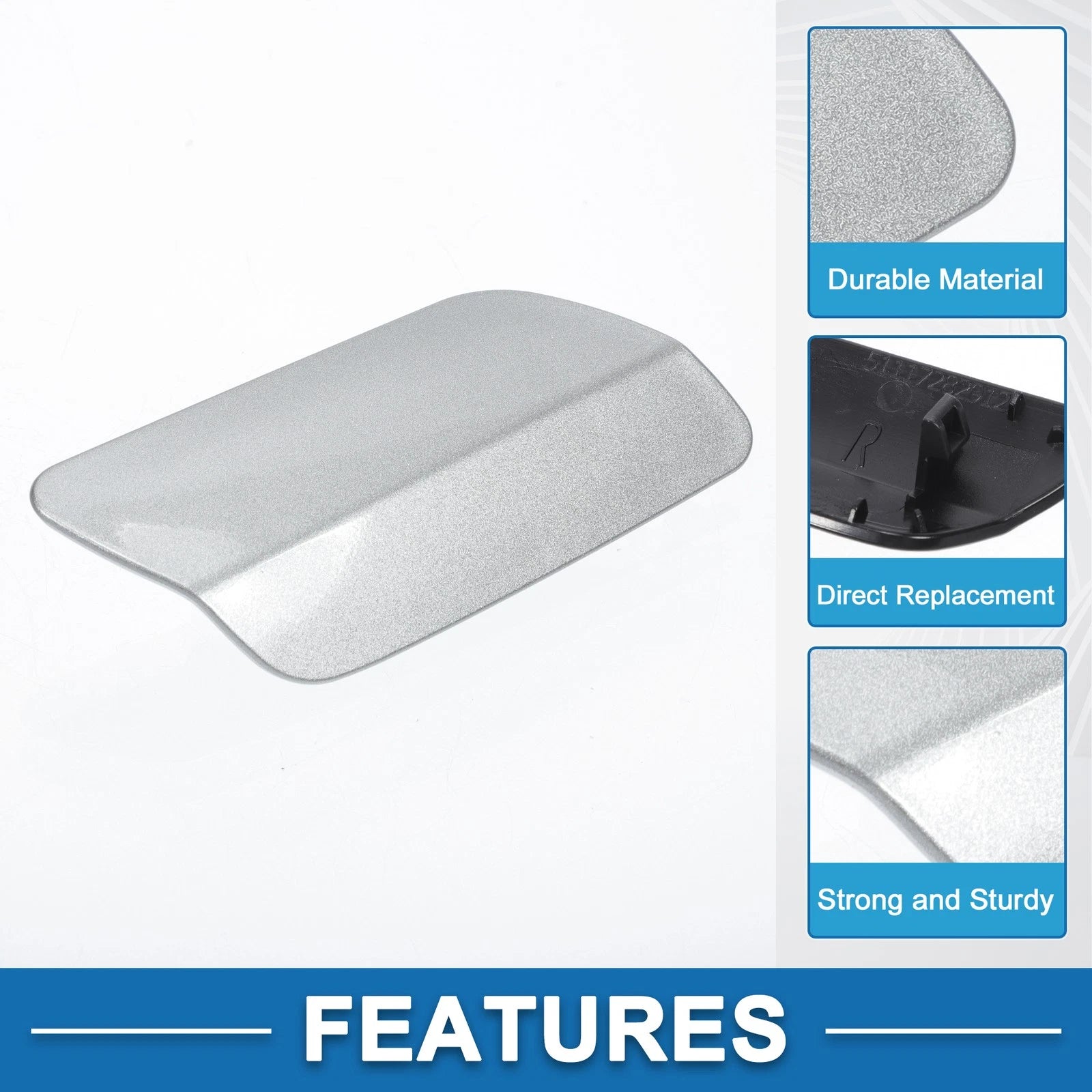 Front Right Headlight Washer Nozzle Cover for BMW 640i (2012–2015)