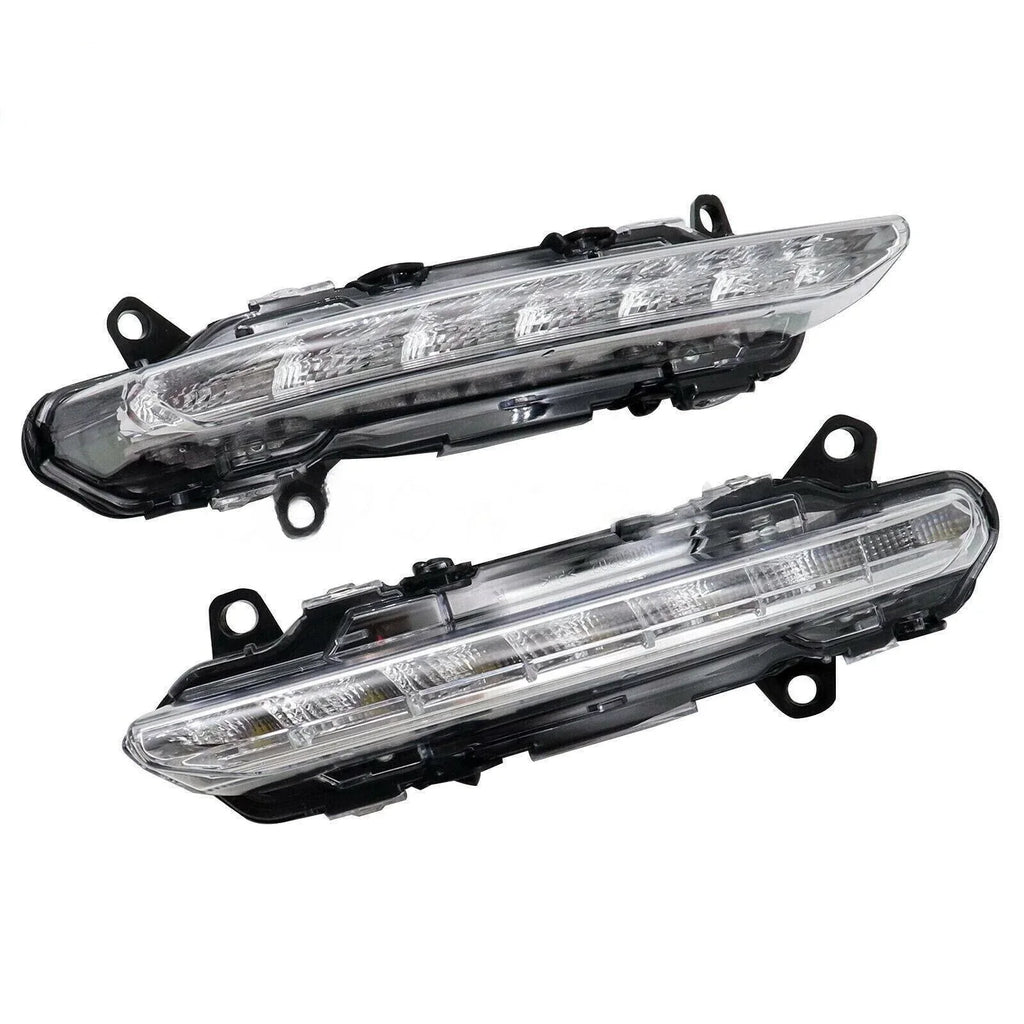 Pair Front Fog Lights Daytime Running Lamps for Mercedes-Benz S550 S600 S63 AMG (2006–2020)