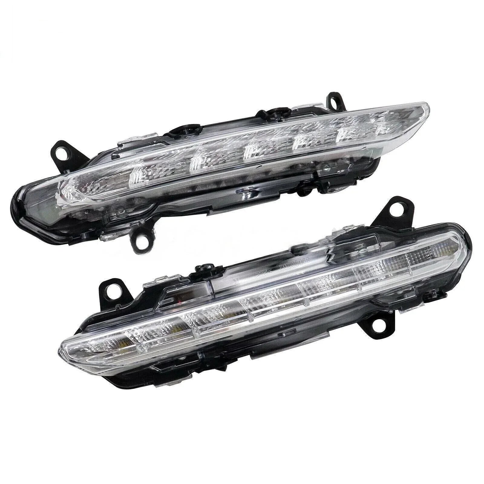 Pair Front Fog Lights Daytime Running Lamps for Mercedes-Benz S550 S600 S63 AMG (2006–2020)